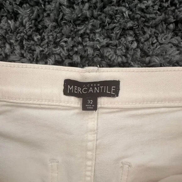 J. Crew Mercantile Wide Leg Crop Jeans Pants White Size 32 / 14 - Picture 4 of 11